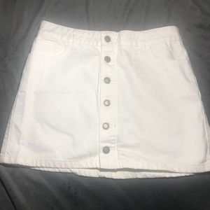 White Hollister A-line Skirt